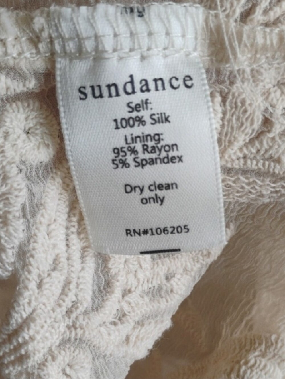 Sundance Silk Floral Embroidered Overlay Dress - Picture 9 of 10